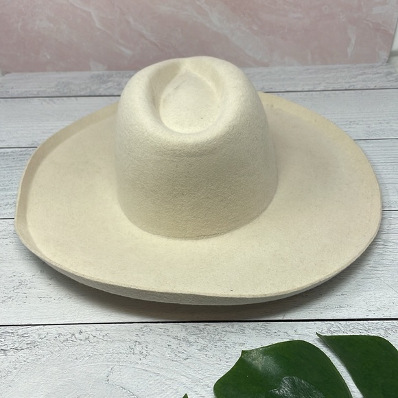 Lack of Color The Melodic Fedora in Ivory S1